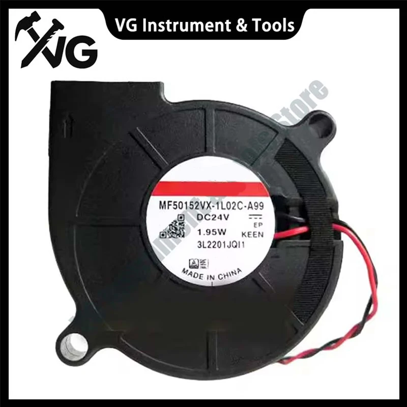 For Sunon 3D Printer Blower Fan 5015 24V 0.41A MF50152VX-1L02C-A99 2 lines Cooling Turbo Fan 5015S For Voron Stealthburner