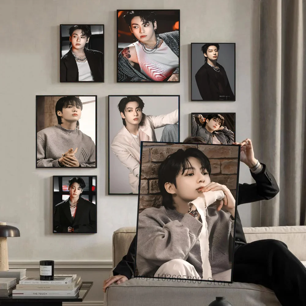 Kpop Singer J-Jungkook Poster Paper Print Home Living Room Bedroom Entrance Bar Restaurant Cafe Art Painting Decoration