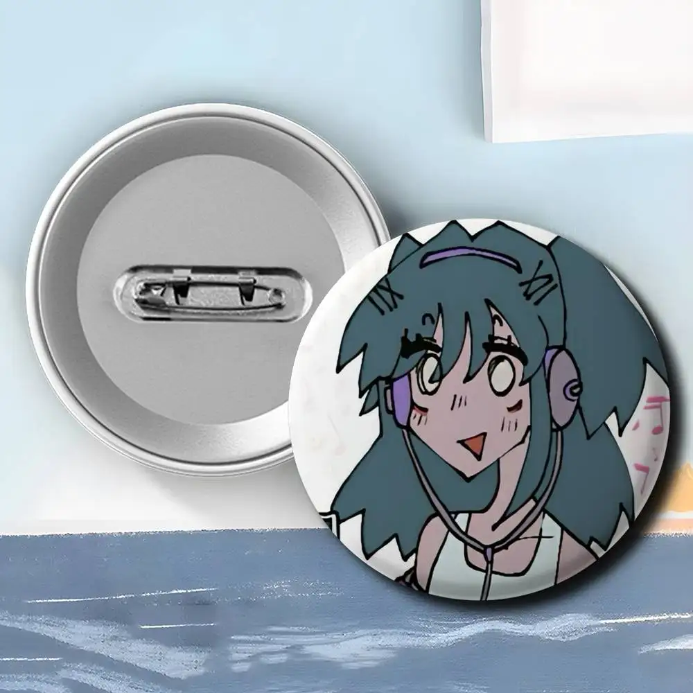 L-Laceys Games Cool Badges Round Exquisite Badge Brooches Creative Pins For Clothes Hat Backpack Gift Accessories