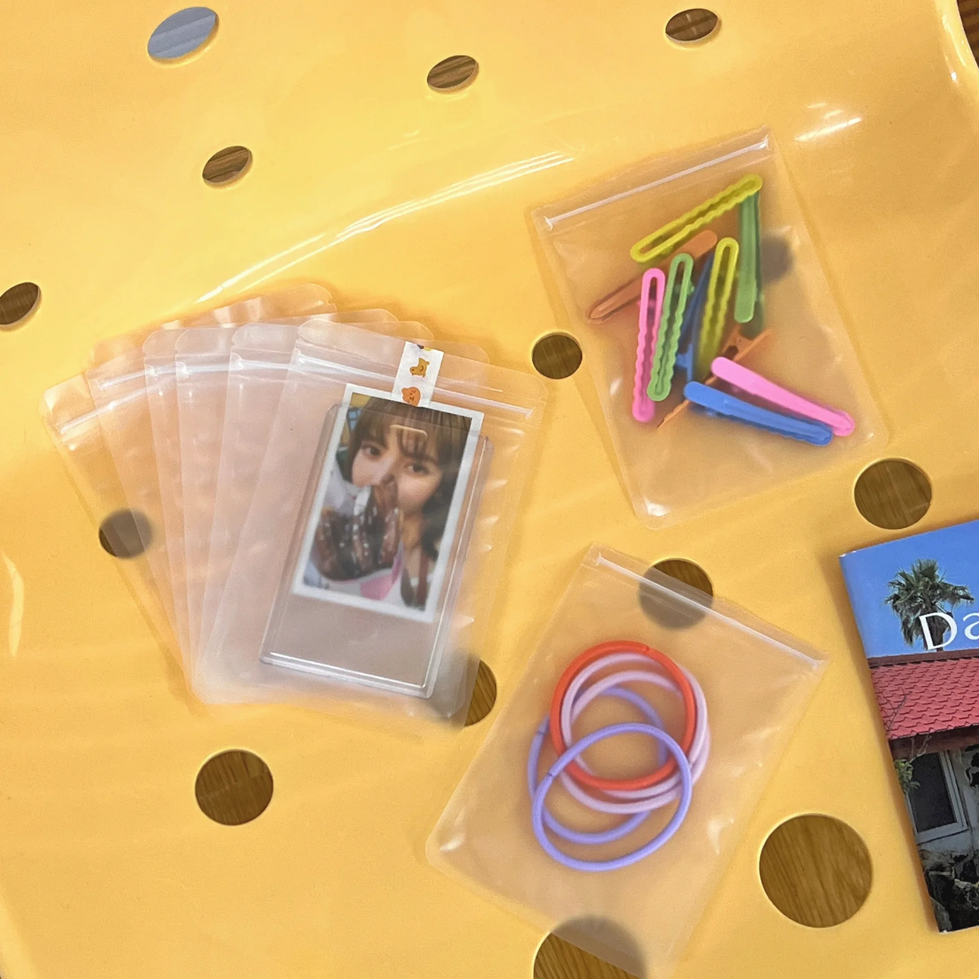 50 Stück matte selbstklebende Beutel, transparente Lebensmittelverpackungsbeutel, Süßigkeiten-Versiegelungsbeutel, Früchtetee-Versiegelungsbeutel – Detail 5