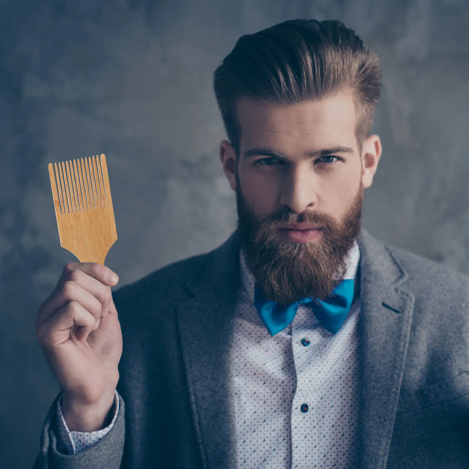 

3Pcs Wooden Large Wide Comb Polished Wide Tooth Hair Detangling Comb Scalp Stimulating Massage Rake Hair Brush