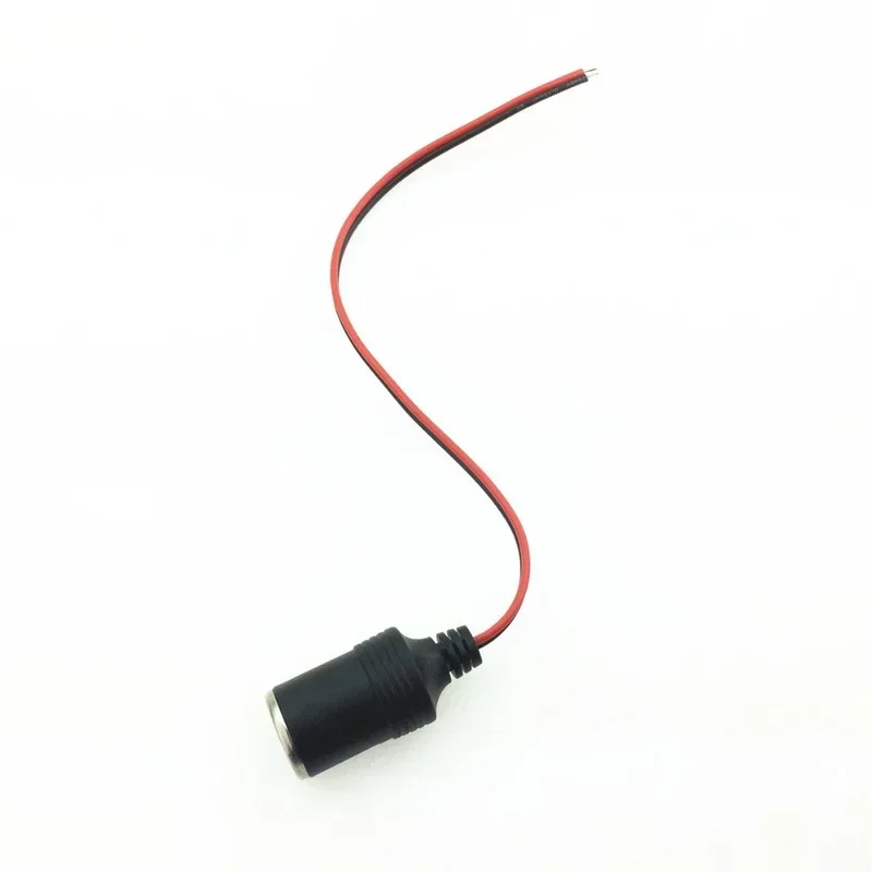 10pcs Car Cigarette Lighter Base Socket High Power Pure Copper Car Charger Base Extension Cord