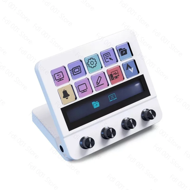 Programmable Macro Keypad Visual Stream Deck Custom Hotkey Pad for Gaming Streaming
