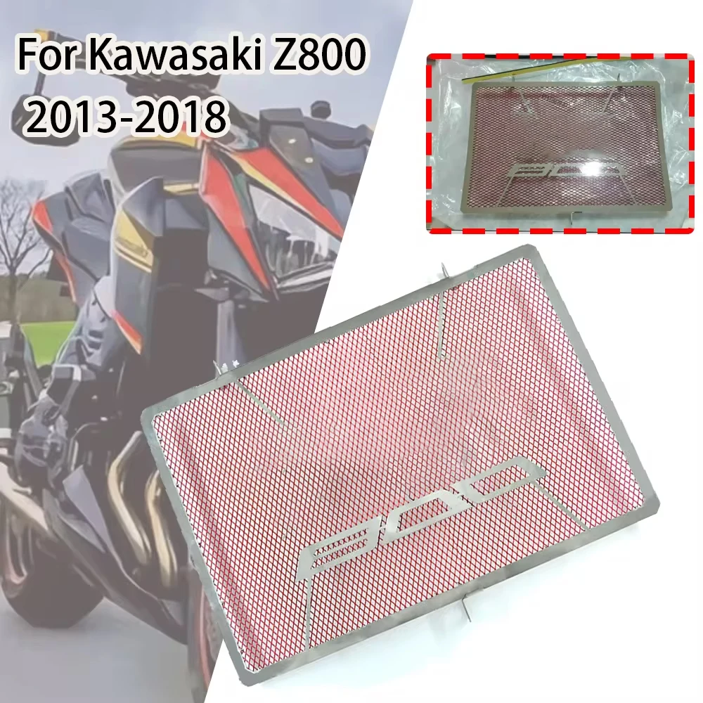 Motorcycle Accessories Radiator Grille Guard Protector Cover For Kawasaki Z800 2013 2014 2015 2016 2017 2018