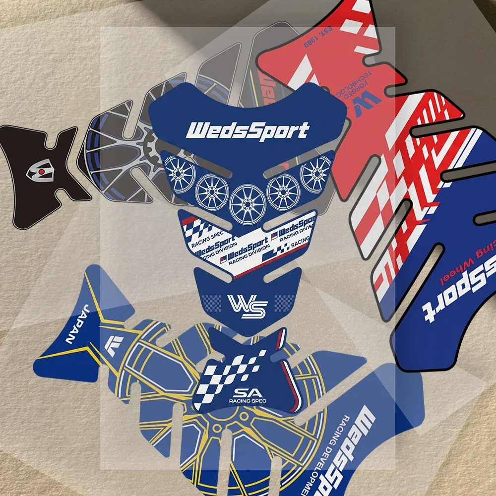 Decal Waterproof Motorcycle Gas Tank Sticker Vinyl Graphics Motorbike Decor Accessories For W-Weds S-Sport Flat Fishbone