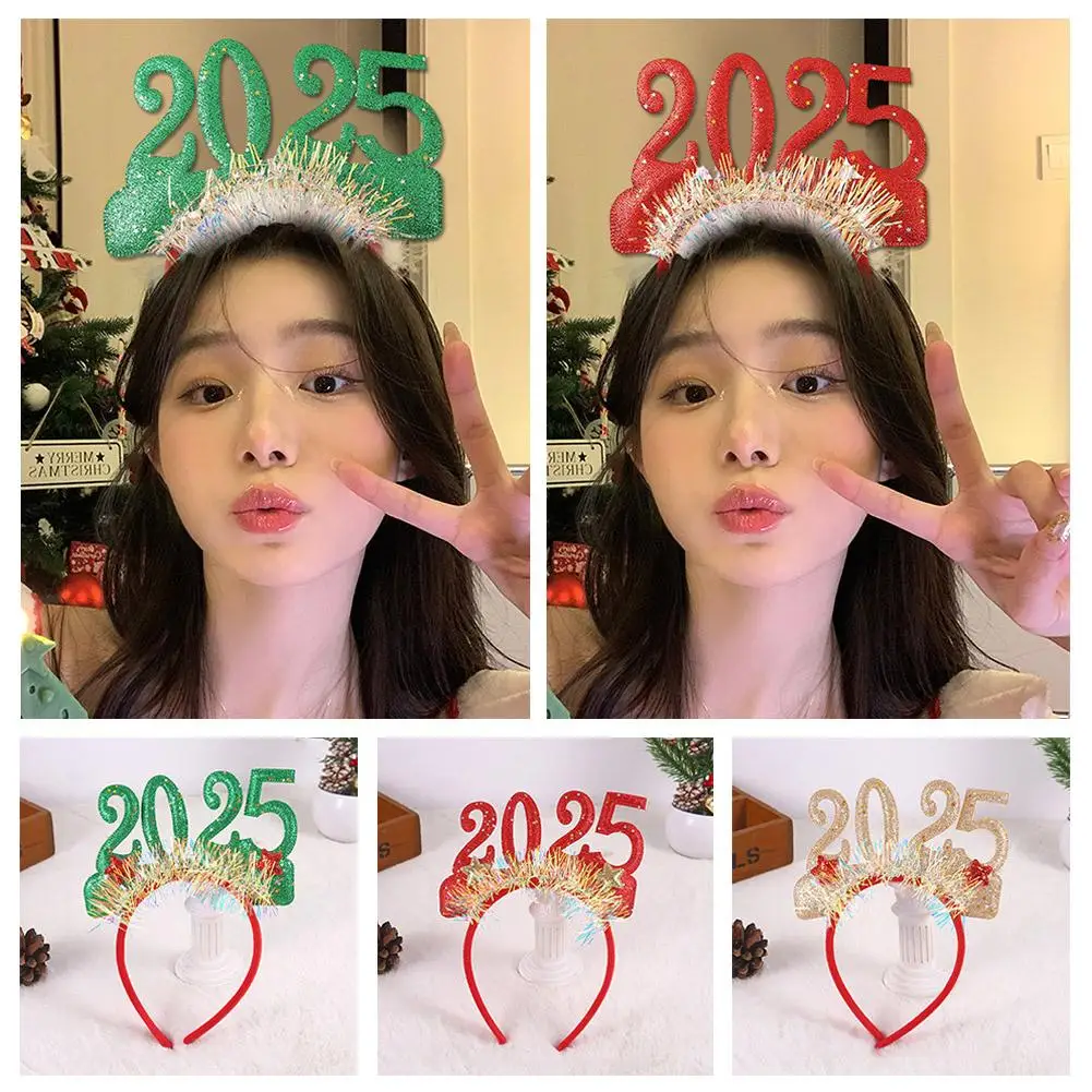 

2025 New Year Glasses Christmas Ornaments Happy New Photo Xmas Party Party Decorations Gifts Kids Year Eve Navidad Prop J8Z0