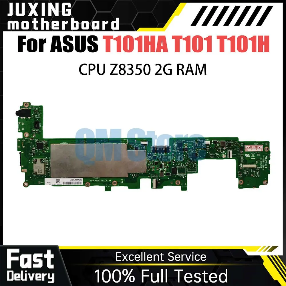 Laptop Mainboard For ASUS Transformer Book T101HA T101 T101H T101HA Notebook Motherboard With Z8350 CPU 2G RAM 64G SSD