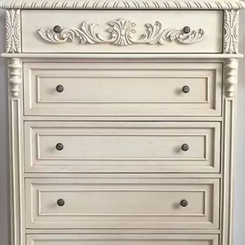 Solid wood five-drawer cabinet, seven-drawer cabinet, multi-drawer storage cabinet