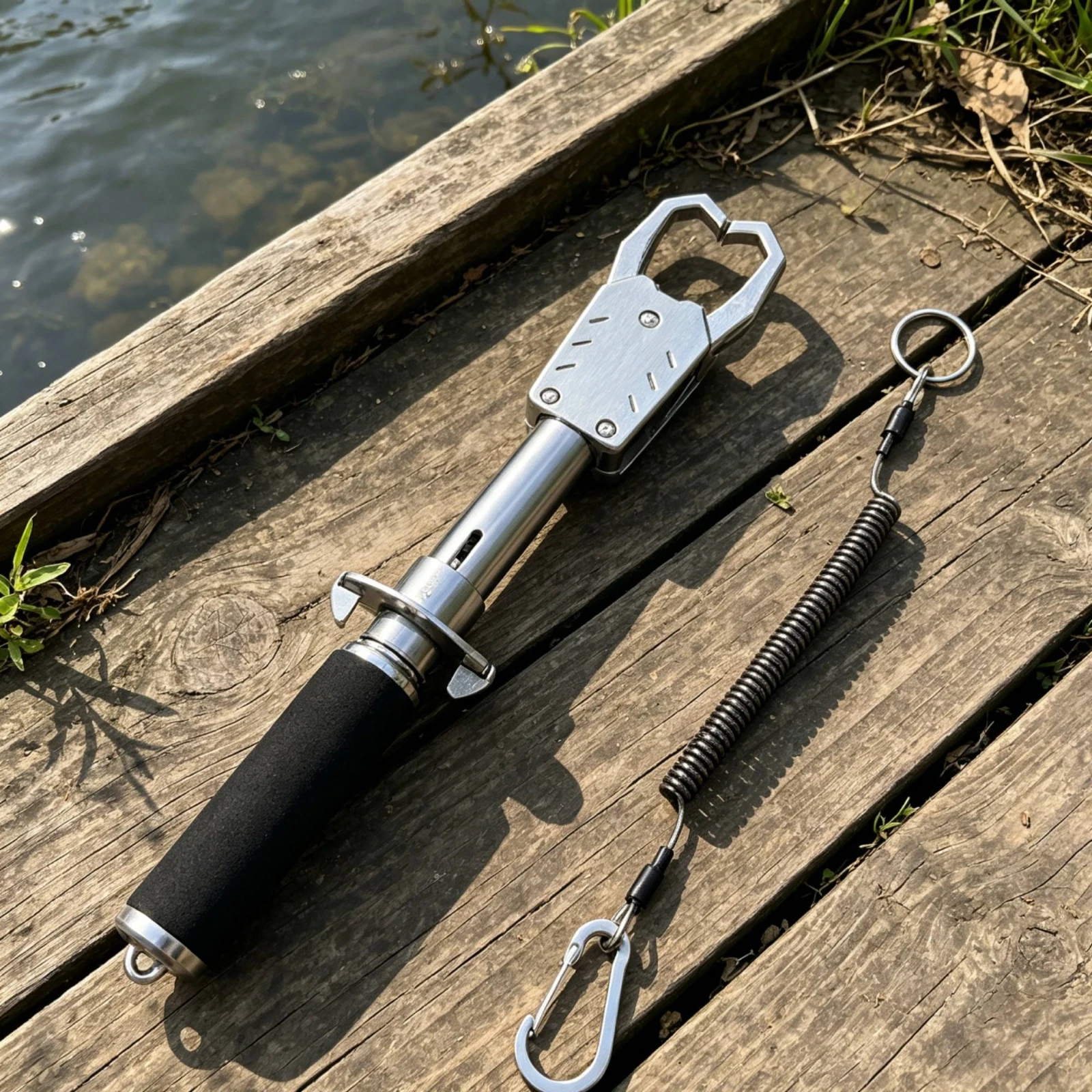 

Catch Lip Gripper Heavy Duty Stainless Steel Catch Gripper Fishing Gear 25 Kg Load Capacity Multi-Use for Fishermen