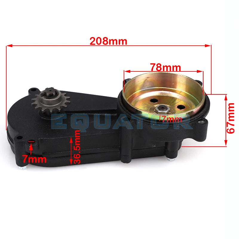 T8F 14T Clutch Drum Gear Box for 47cc 49cc 2 Stroke Engine Kid Crosser Motard ATV Quad Dirt Pocket Mini motor Bike Motorcycle