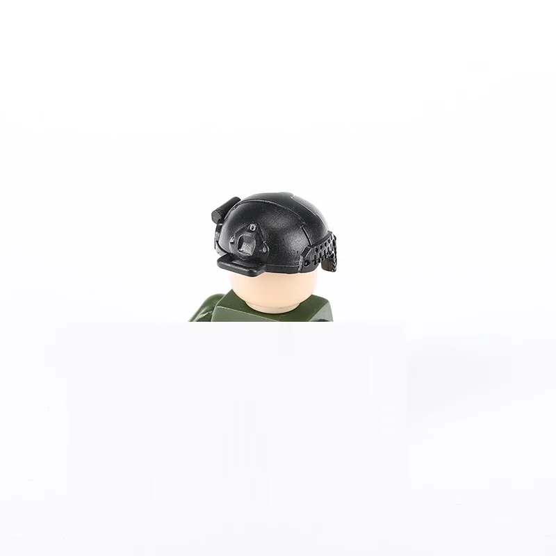 5 Stück/Set MOC SWAT-Helm Soldaten-Mini-Actionfiguren Militärwaffen Stadtzubehör Bausteine Spielzeug 14+ – Detail 3