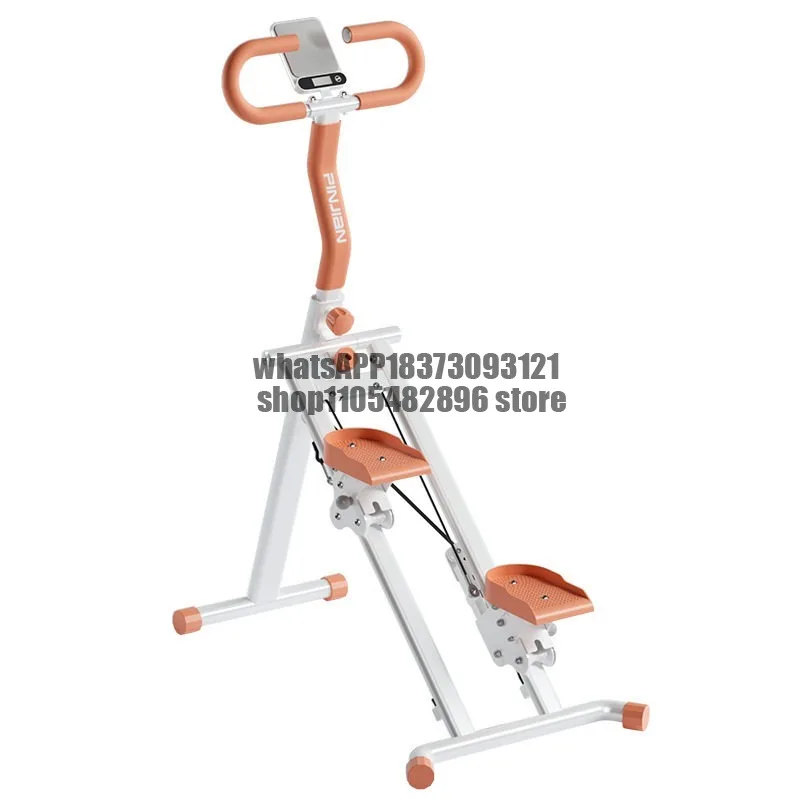Multifunctional home climbing machine Indoor foldable exercise machine In situ mountaineering runner Stepper