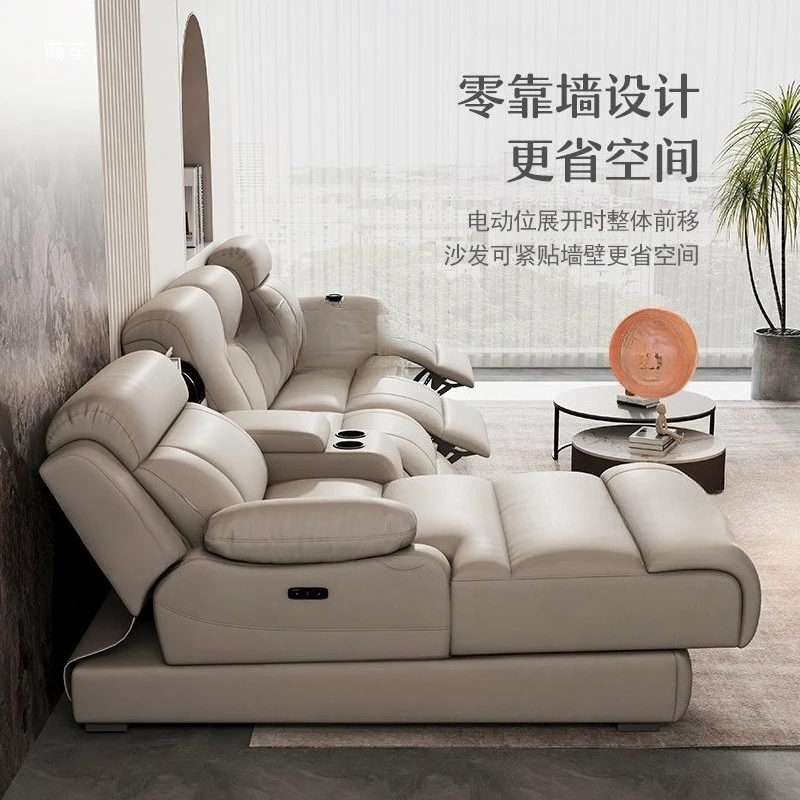 Sofá de cabine multifuncional espaço, sofá elétrico para sala de estar