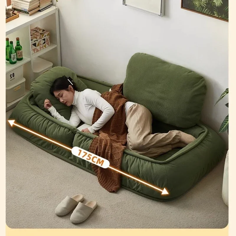 Multi-functional Lazy sofa reclining and sleeping tatami double large bedroom living room nest sofa