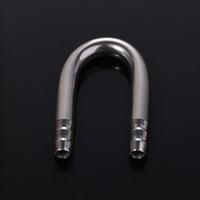 U Shape Aquarium Air Tube Connector For Co2 Diffuser Oxygen Pump System Stainless Steel U Type Tube Fish Tank Accessories
