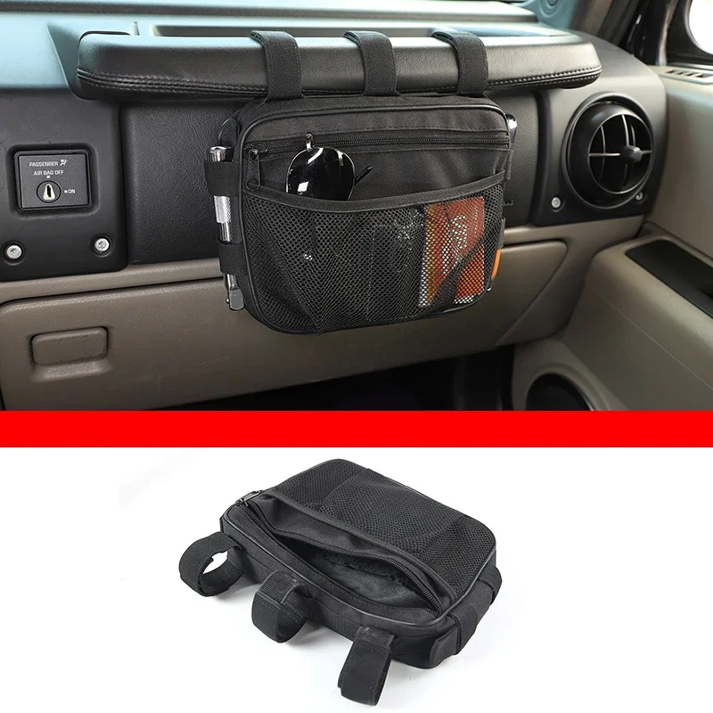 For 2003-2009 Hummer H2 Car Co-driver Passenger Handle Storage Bag Finishing Bag Car Interior Accessories