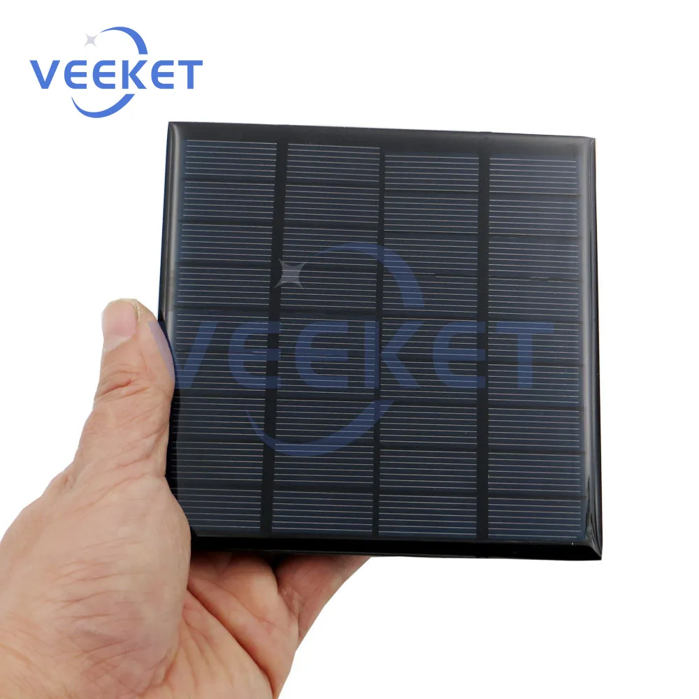 

High Efficiency 9V 2W Solar Panel with Strong Weak Light Performance for DIY Power Projects
