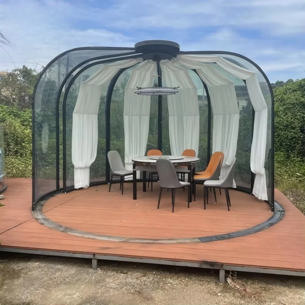 Modern Aluminum Container Bubble Dome Star Room, Easy‑to‑Install Prefab House for Hotel, Villa & Outdoor Park