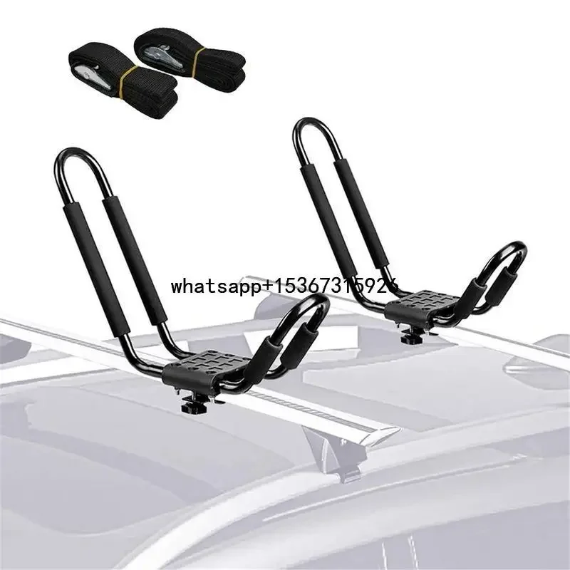 2pcs Kayak Roof Rack Universal Rooftop Rack Carrier For Kayak Canoe Paddle Boat Rooftop Kayak Carrier Universal Roof Rack