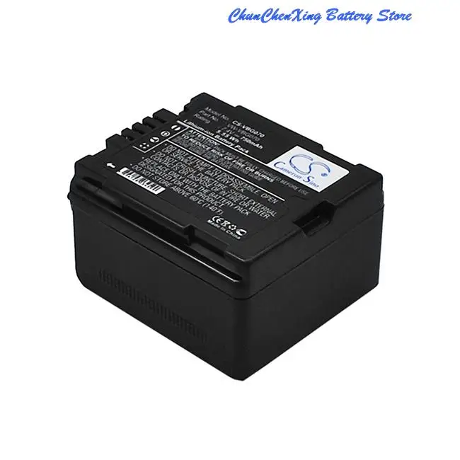 750mAh Battery VW-VBG070 VW-VBG070-K VW-VBG070A for Panasonic HDC-SX5,NV-GS330,GS500,GS320,GS80,HDC-SD9,HS9 ,SD1,SD700,SD600