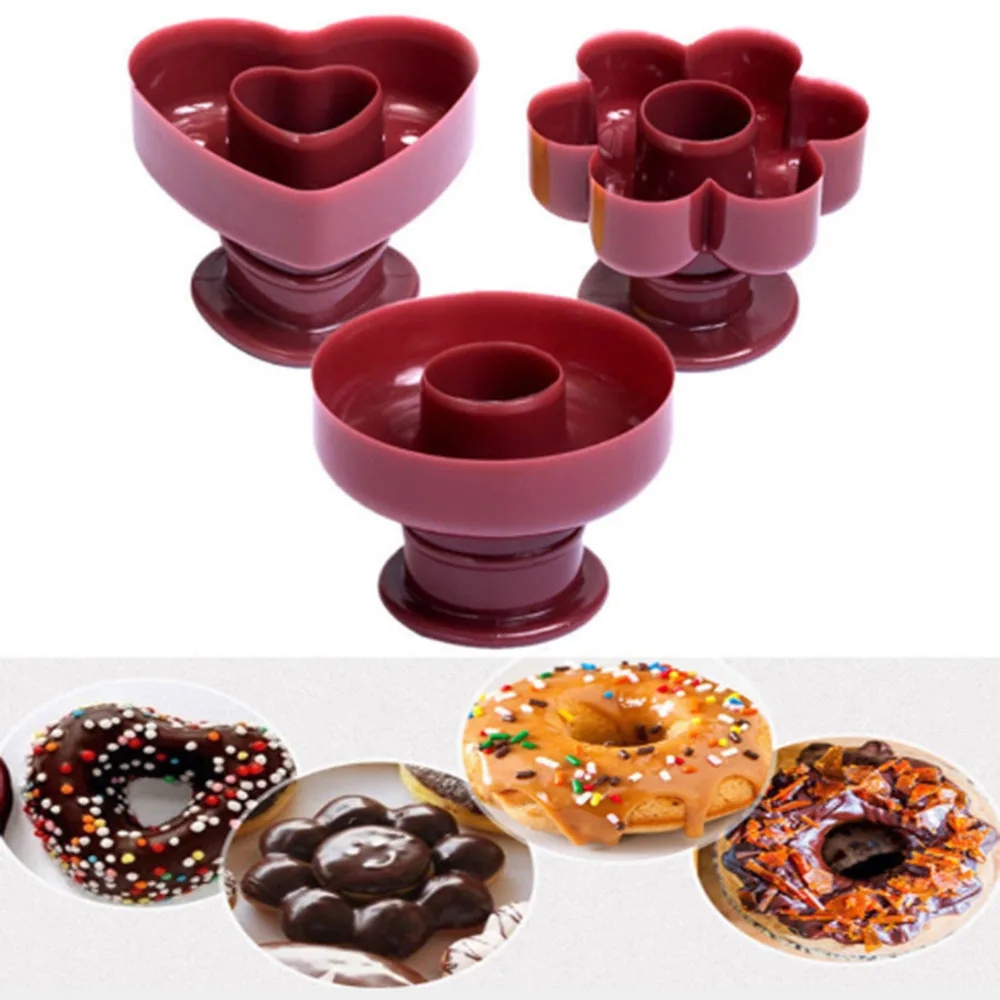 

DIY tool doughnut mold food grade plastic cake dessert bread mold