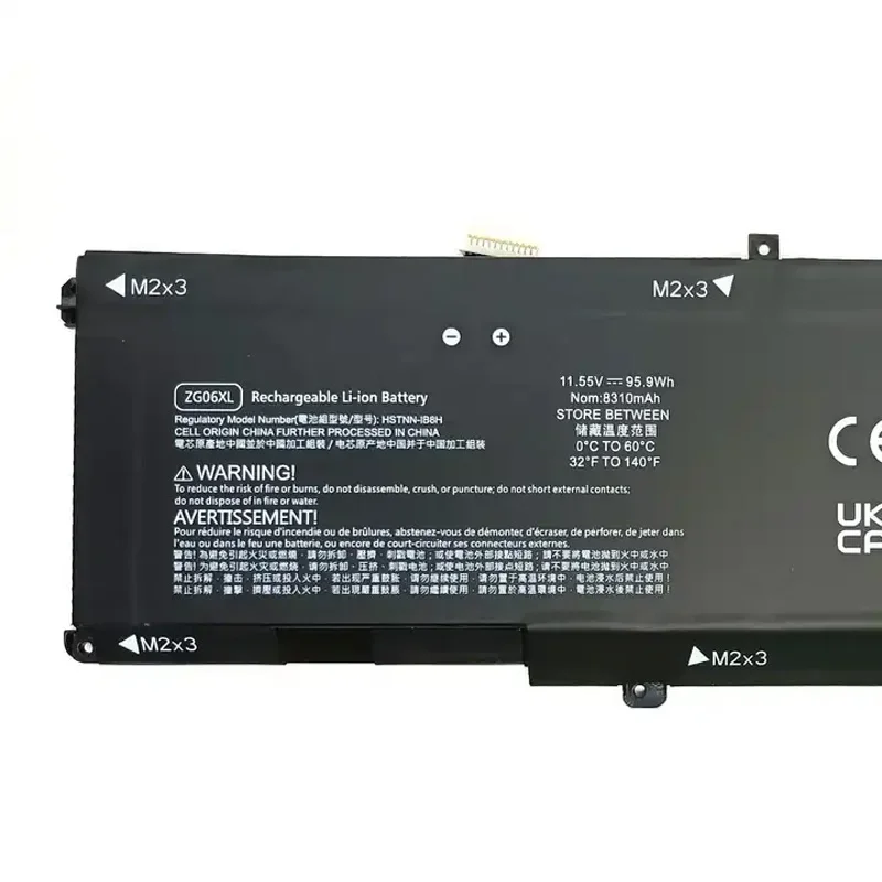 11.55V 8310mAh ZG06XL Laptop Battery Replacement for HP Elitebook 1050 G1 ZBook Studio G5 X360 G5 Series HSTNN-IB8H HSTNN-1B8H