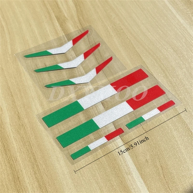 

Exterior Decoration Accessories National Flag Italy Motorcycle Bike Stickers Reflective