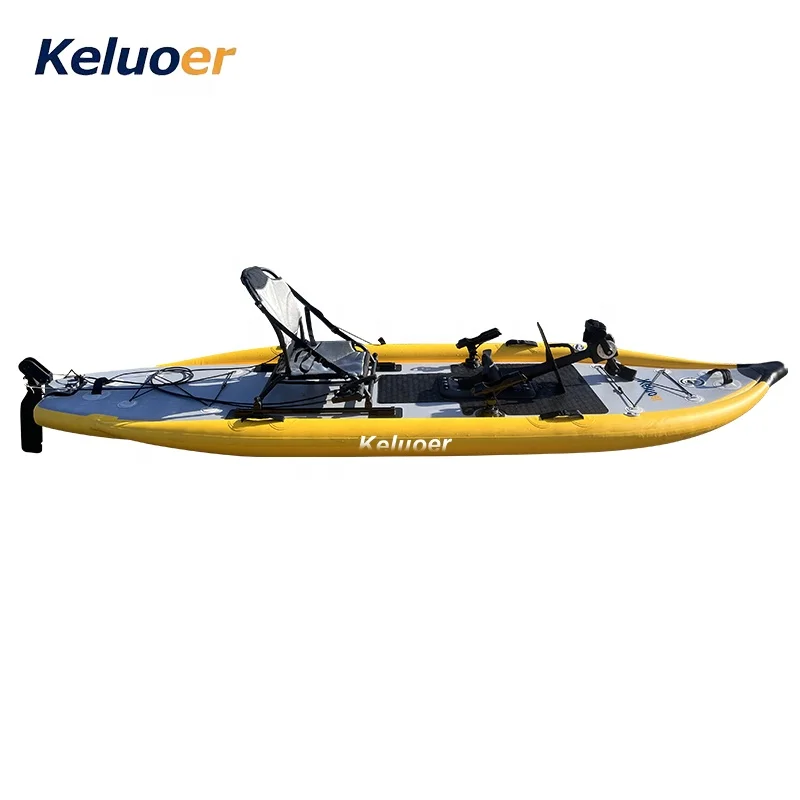 PVC Pedal Kayak Single Canoe/kayak for Fishing Pedal Boat As Well As Fast Pedal Boat