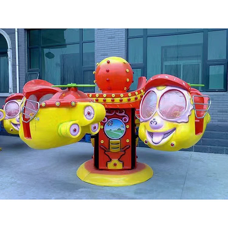 Funny Amusement Park Kiddy Ride Merry Go Rounds and Mechanical Electric Small Music Carouselpromote sales