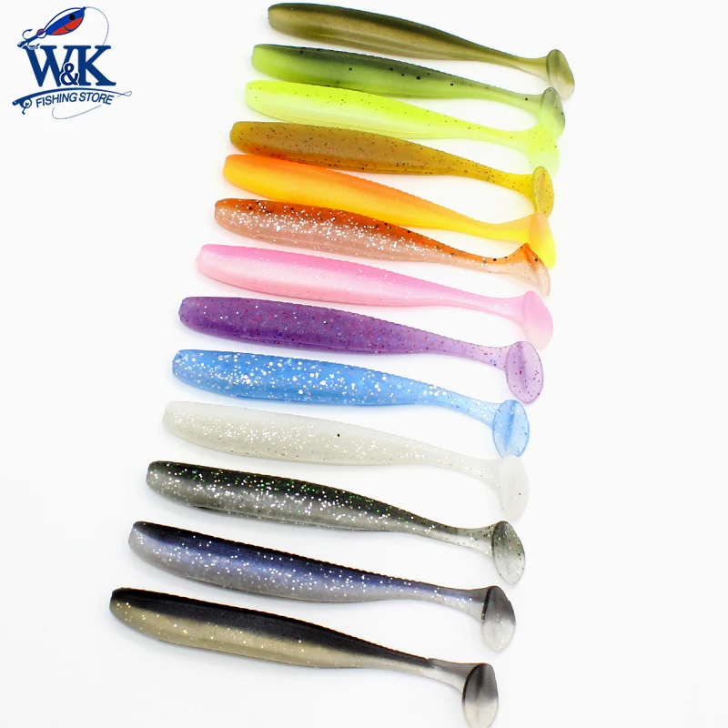 Perch Fishing lure at 6cm Mini Shad 15pcs/lot 12 Colors Stock Soft Bait 2g Swimbait Drop Shot Rig Baits Mini Shad Easy Shinne