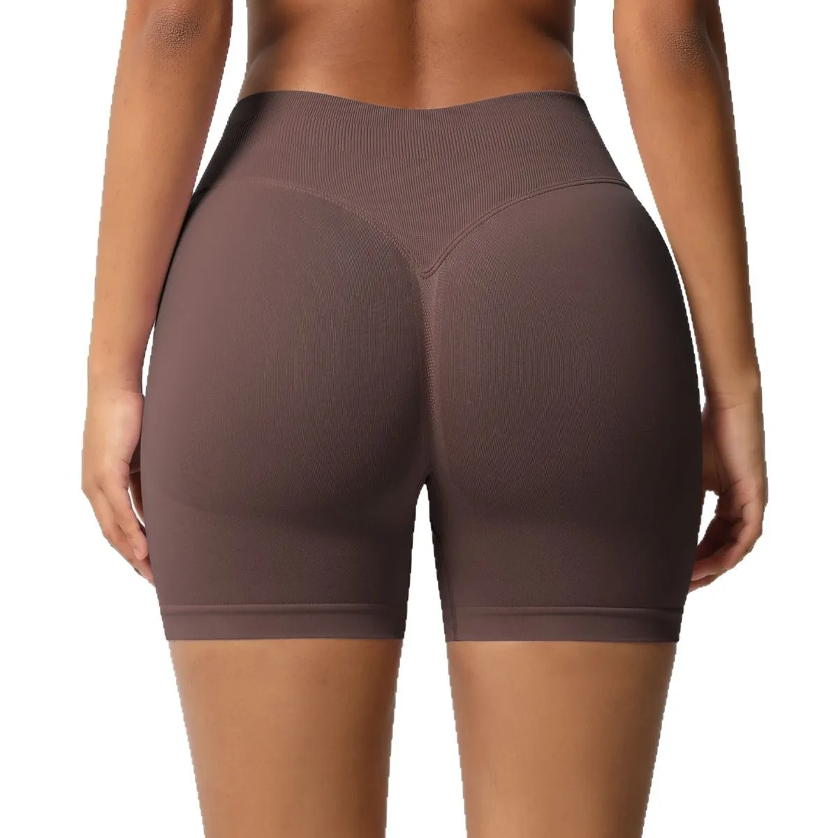 

Seamless Yoga Shorts Sports Fitness High-waisted Peach Hip Slim Breathable Quick-drying Summer Workout Clothing Gym Shorts Women