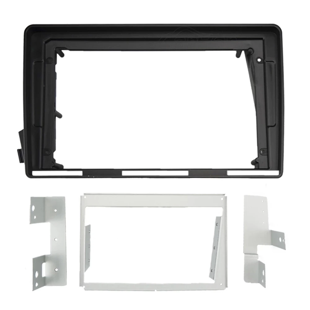 Car Radio Fascia for Ssang Yong Actyon Kyron 05-11 DVD Stereo Frame Plate Adapter Mounting Dash Installation Bezel