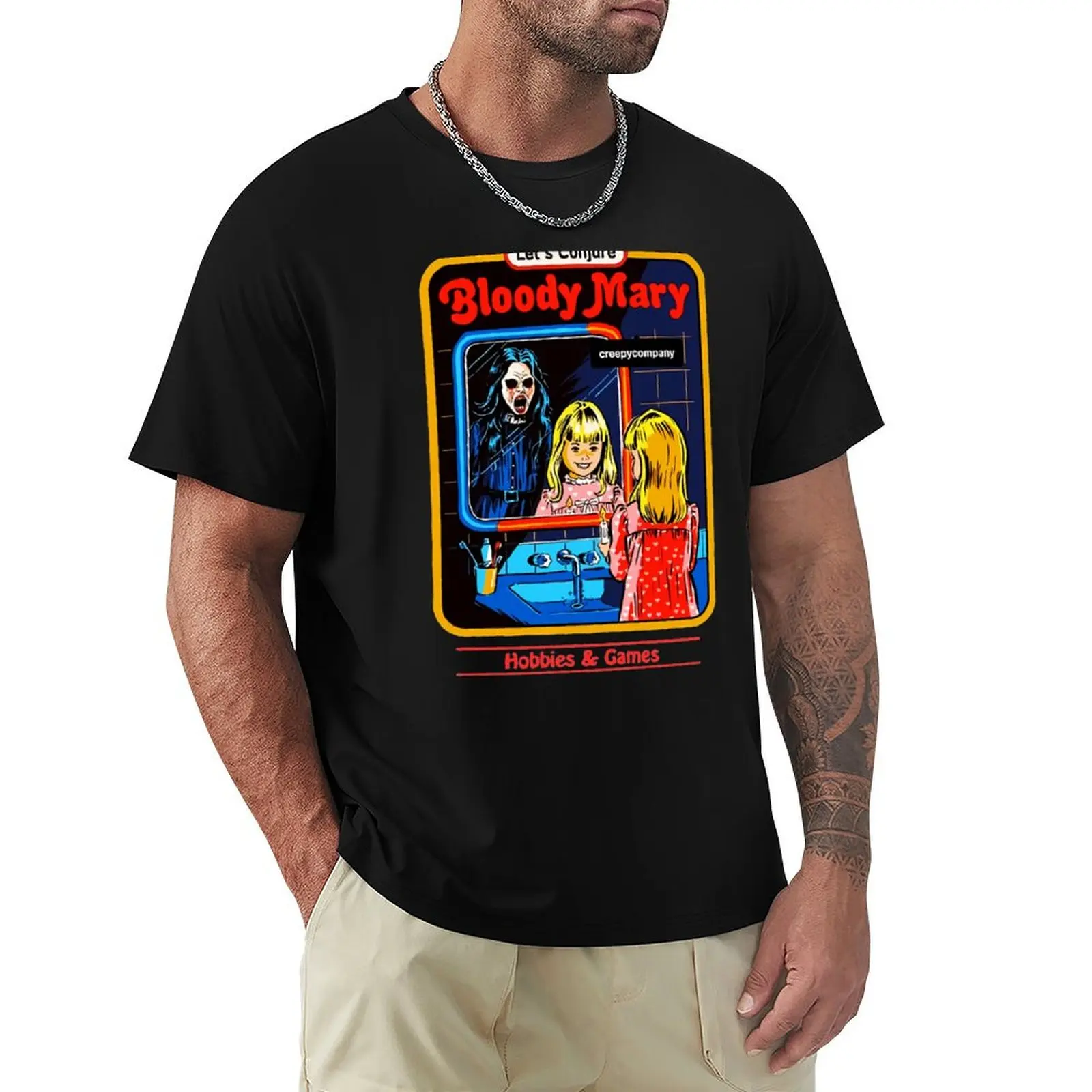

Lets Conjure Bloody Mary H o r r o r Stories Lm112 Gift Halloween Day, Thanksgiving, Christmas Day T-Shirt