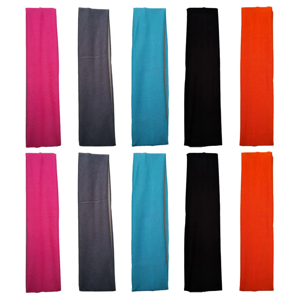 10Pcs Premium Breathable Women Headbands for Yoga Sports Running Pilates Face Washing Makeup Shower One Size Fits