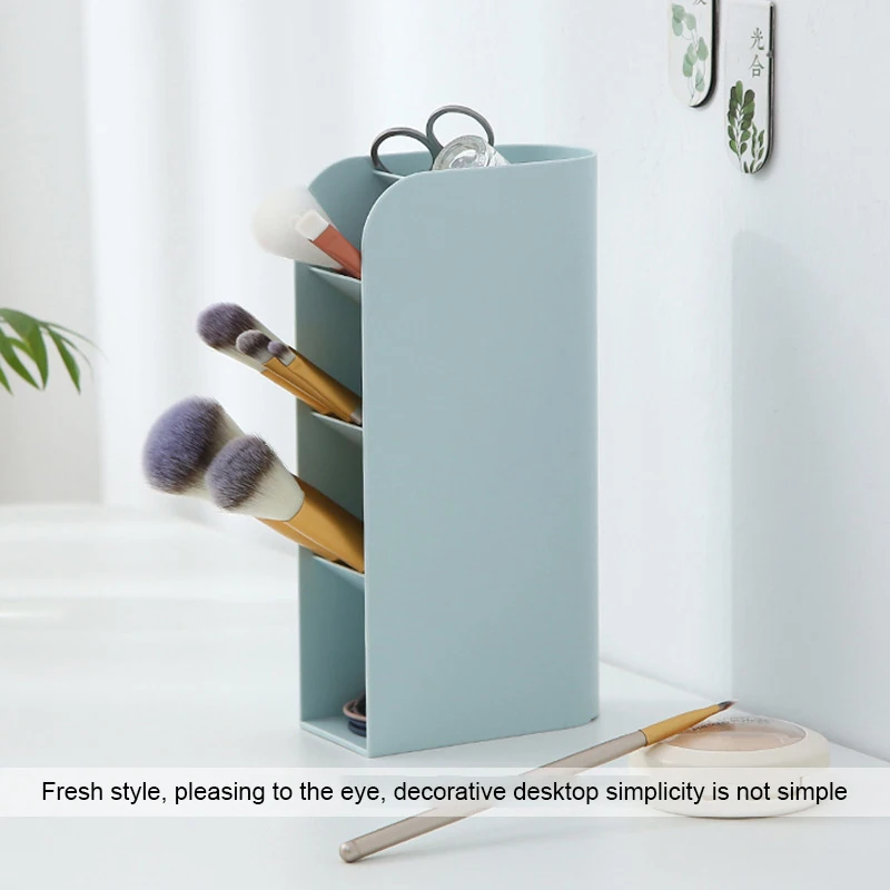 Desktop Canetas e Brush Organizer, Titular Papelaria, Material Escolar, Divisor, Ins, Coréia