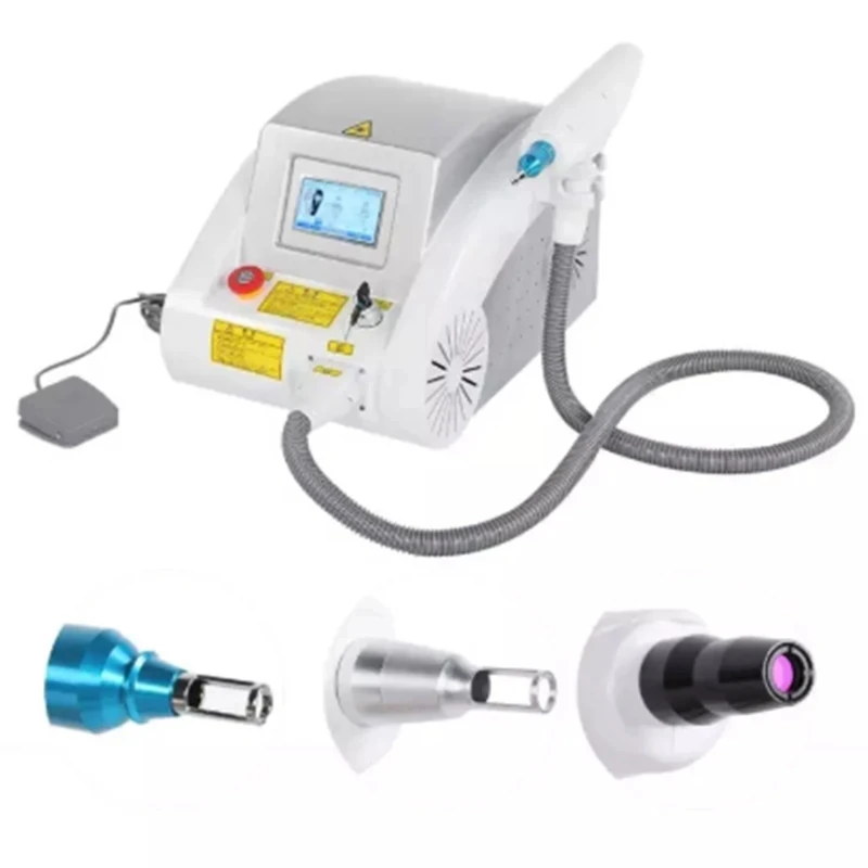 Bestseller ce tragbare q Schalter nd yag Laser Tattoo Entfernungs maschine 1064nm 532nm 1320nm Haut aufhellung Pigmenten tfernung Tattoo