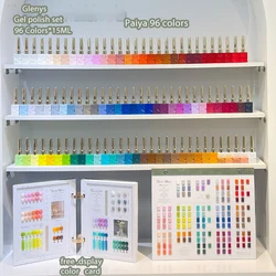 Glenys 96 Farbe Frühling und Sommer Nagellack Gel Nagels tudio Großhandel Gel Nagellack Set Immersion Ultraviolett LED Gel Lack