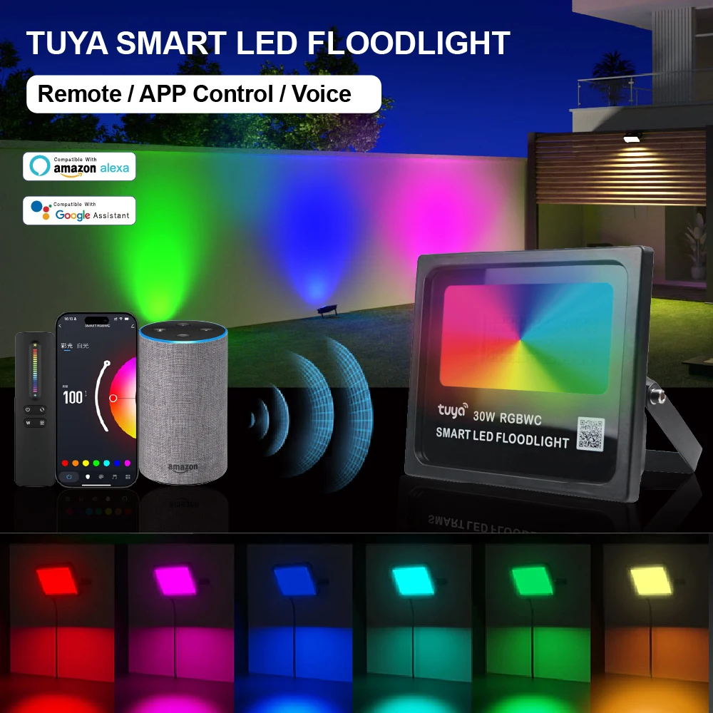 tuya-smart-app-wifi-zigbee-bluetooth-led-outdoor-flood-landscape-light-24g-rf-remote-rgbcw-color-ip66-waterproof-30w-50w-ac220v