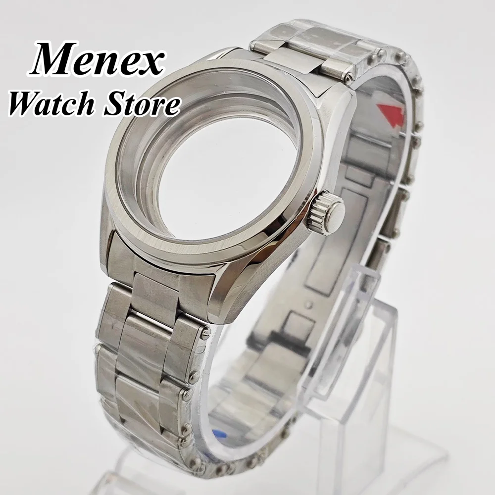 

Корпус для часов NH35, 38 мм, серебристый, с сапфировым стеклом, подходит для механизмов NH35, NH36, ETA2824, 2836, Miyota82-DG, аксессуары и запчасти для часов