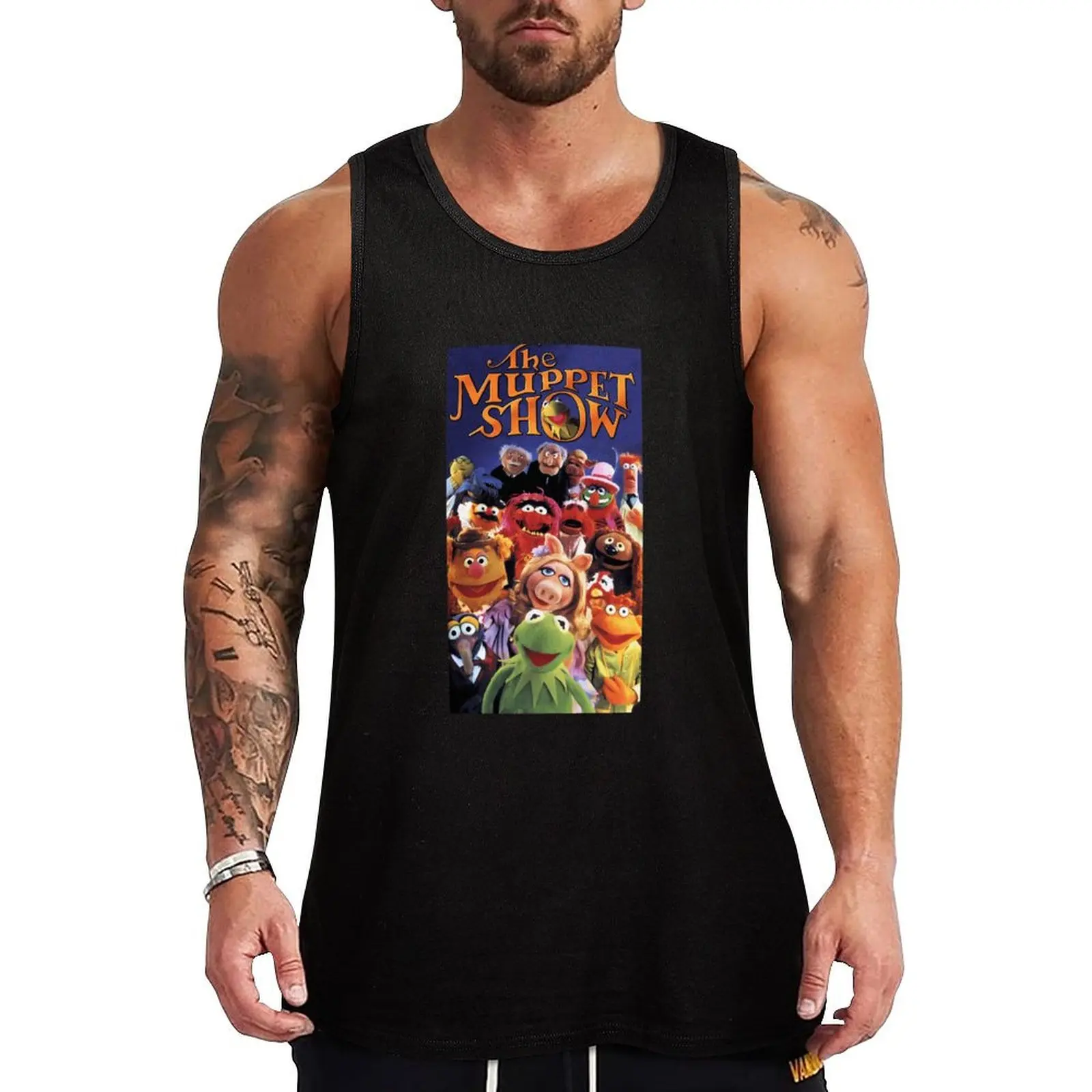 

The Muppet Show - Vintage Cast Retro Tv Tank Top men clothing t-shirts man Men's t-shirts