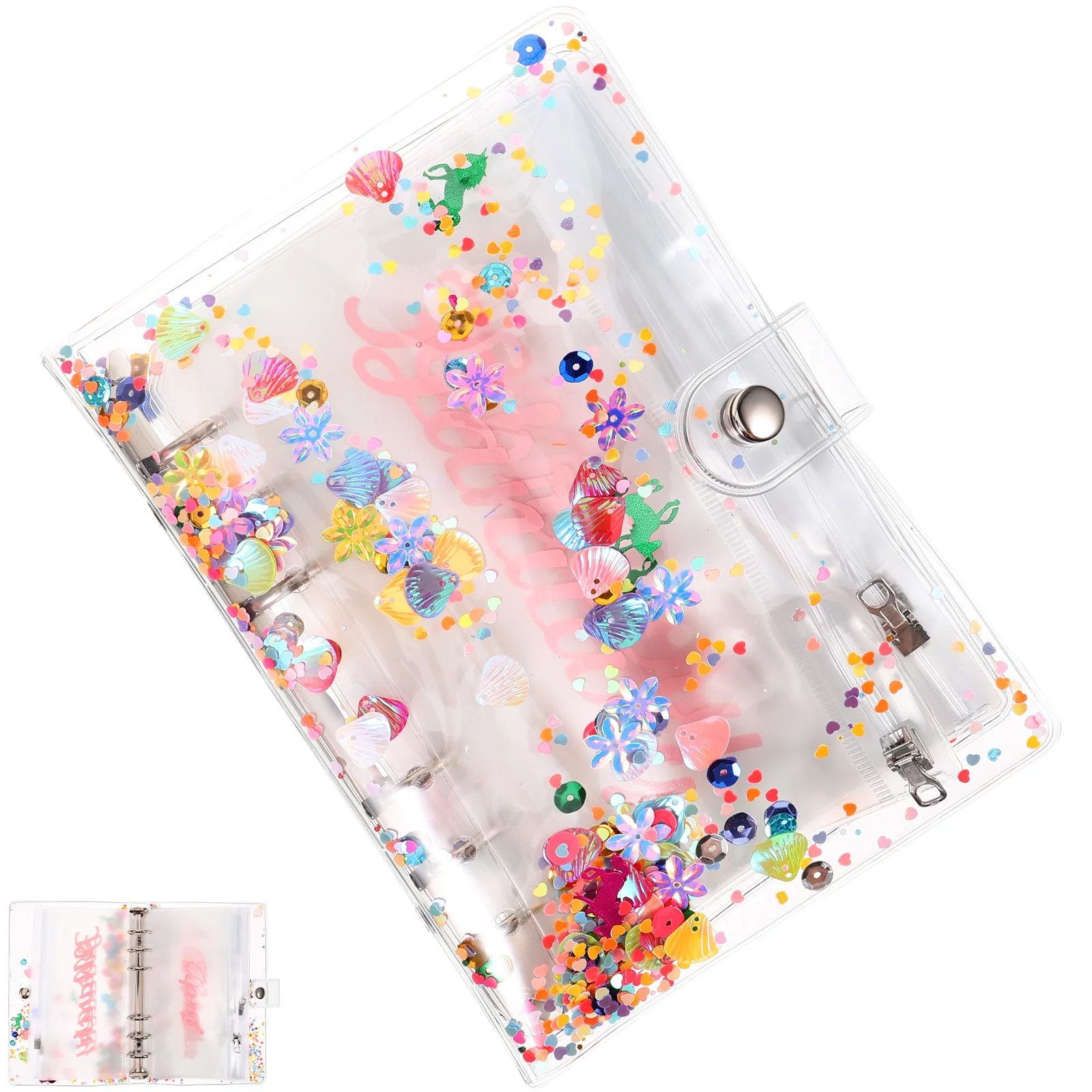 

Monthly Budget Bag Money Binder Cash Envelope Stuffing Envelopes Clear Pocket Notebook