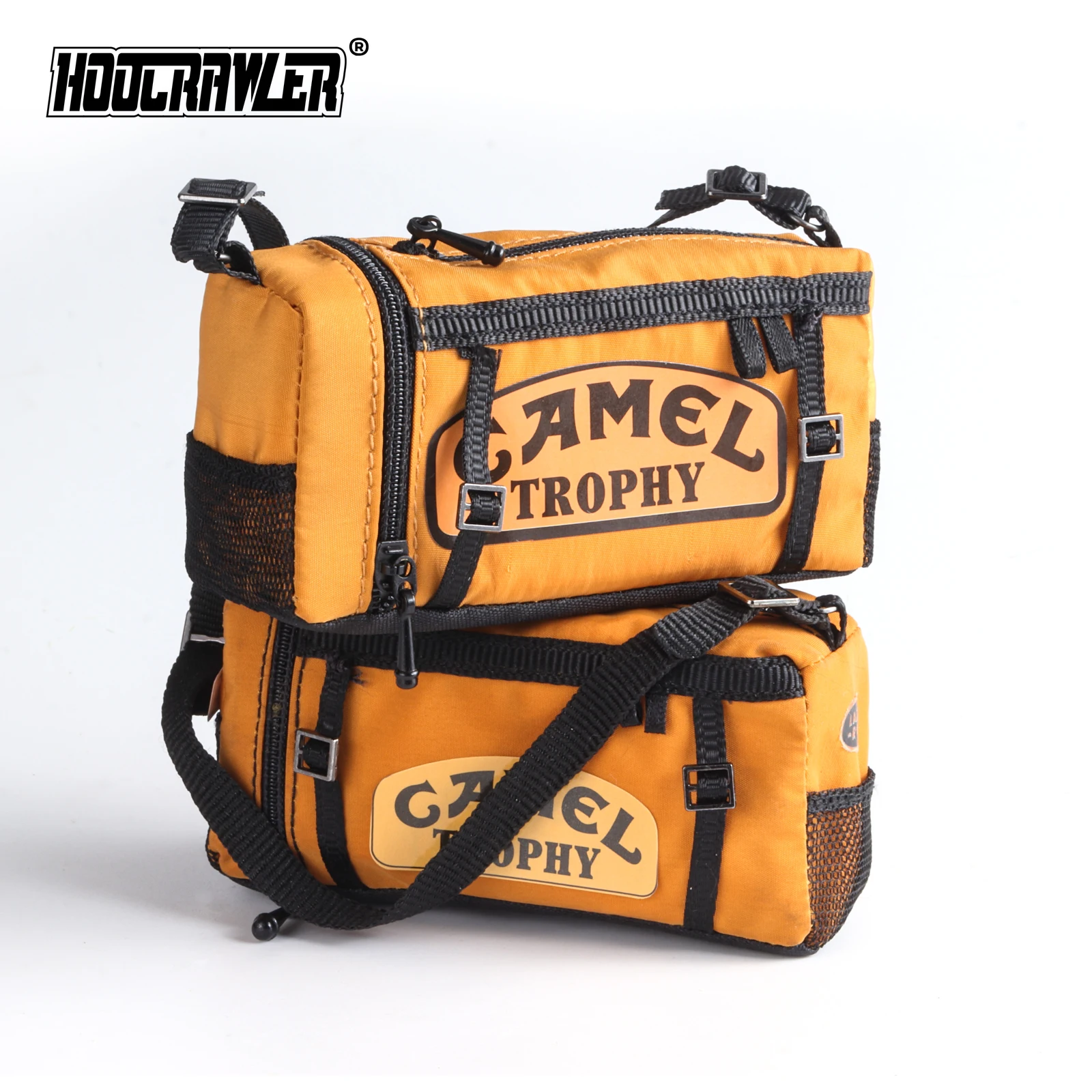 HooCrawler Simulated Mini Luggage Bag Miniature Decoration Scale Sports Travel Bag for 1/10 RC Crawler TRX4 SCX10 VS4-10 D90
