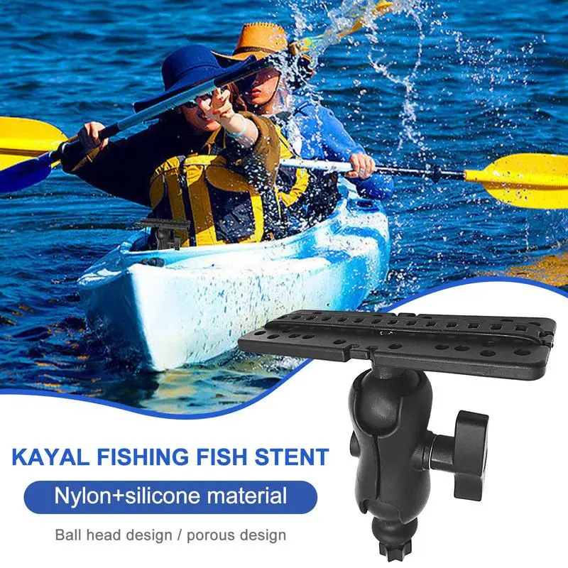 Swivel Fish Finder Mount Base 360 Degree Swivel Fish Finder Mount Base GPS Navigation Fish Finder Bracket For Marine Boat Kayak