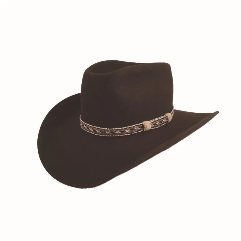 Fashionable and versatile outdoor style felt hat neutral pure
