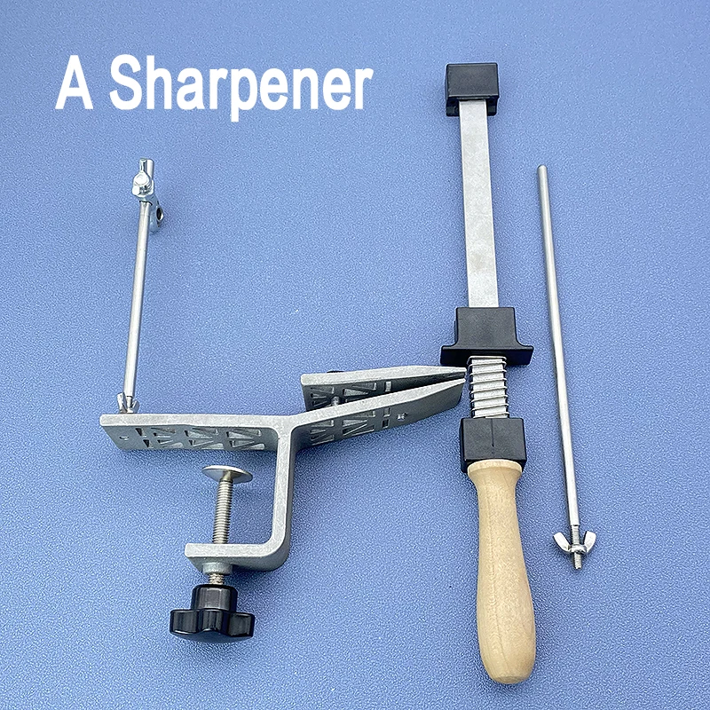 

Набор точилок для ножей с фиксированным углом и регулируемым углом, профессиональные ножницы для заточки лезвий, полировка алмазного камня, точильный камень, кухонные аксессуары