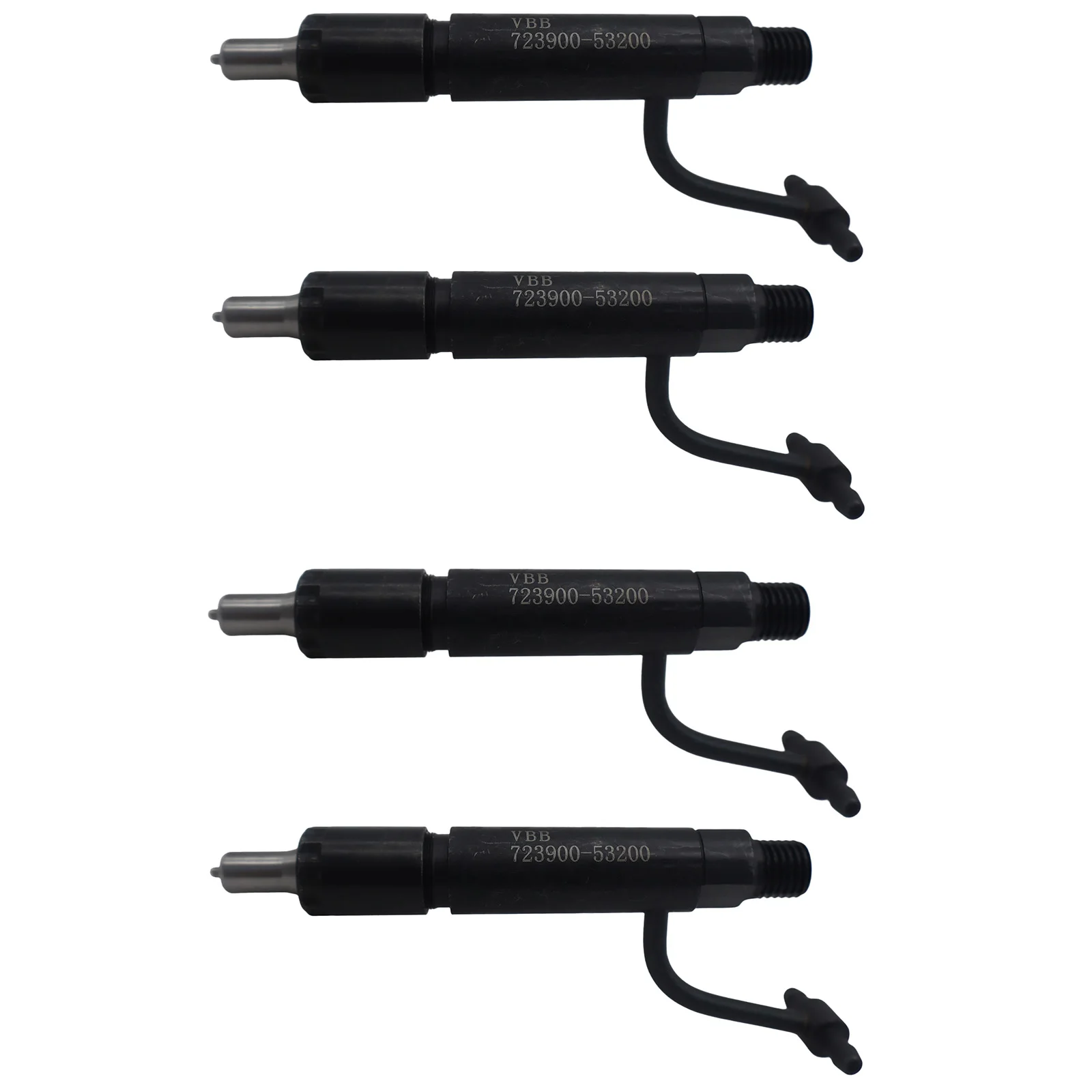 

4PCS Fuel Injector 723900-53200 72390053200 For Yanmar 4TNE106 4D106 Engine