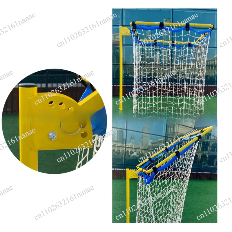 11Ft adjustable height volleyball practice net trainer fixed-point volleyball accurate practice ball volleyball supplies
