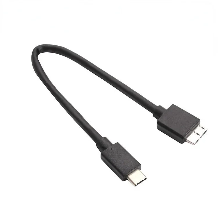 Cabo usb tipo c 3.1 para micro b 3.0 para samsung note 3 s5 cabo de disco rígido de 2.5 polegadas tablet micro b cabo acessórios para pc
