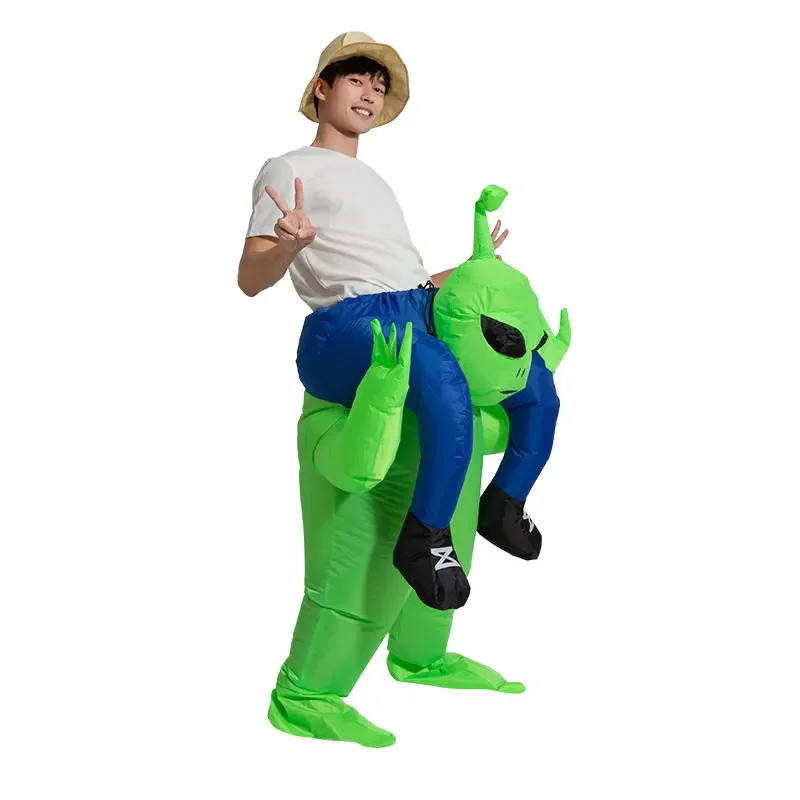 2023 Adult Kids Alien Inflatable Costume Fun Party Halloween Costume for man Women Cosplay