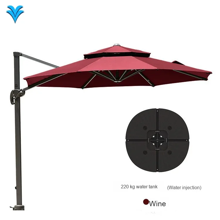 

Large Easy Click Installation Outdoor Parasol Sun Umbrella for Decking for Courtyard Terrace Stall or Roman House